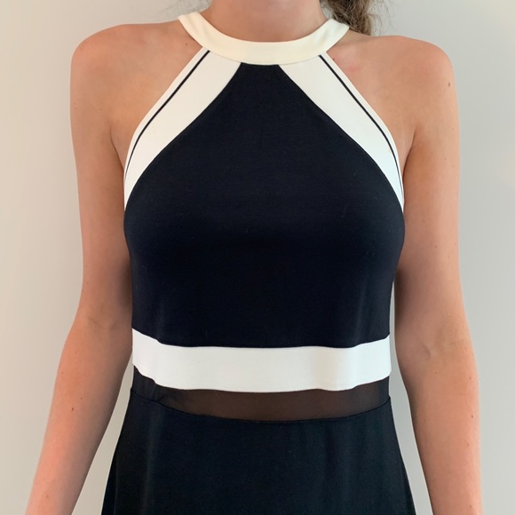 Express Halter Racer Back Dress Size Medium - Picture 4 of 8